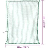 vidaXL mreža za prikolicu s elastičnim užetom zelena 3,5x3 m PP | shoptok.hr