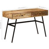  Pisaći stol s ladicama od masivnog drva manga 110 x 50 x 76 cm | shoptok.hr