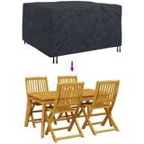 vidaXL Navlaka za vanjski namještaj Crna 150 x 150 x 75 cm 420D | shoptok.hr