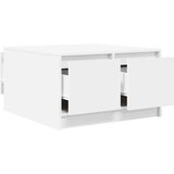 vidaXL stol za kavu s ladicama bijeli 70,5x70x40 cm | shoptok.hr