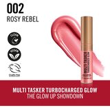 Rimmel London Multi-Tasker Turbocharged Glow tekoči osvetljevalec odtenek 002 Rosy Rebel 10 ml | Shoptok.si