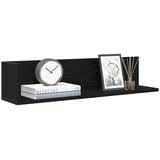  Zidne police 2 kom crne 75x16,5x16,5 cm konstruirano drvo | shoptok.hr