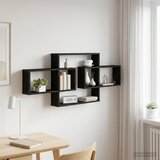  Polica na zidu Crni hrast 130 x 10 x 50 cm Konstruirano drvo | shoptok.hr