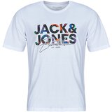 Jack & Jones Majice s kratkimi rokavi JJGEPLAS Bela Cene