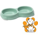 Moderna double Smarty Bowl X-Small Green 2x200ml, Činija Za Pse i Mačke | ePonuda.com