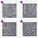 Mozaik pločice Siva 30 x 30 cm Mramor | shoptok.hr