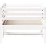  Dnevni krevet bez madraca bijeli 100x200 cm od masivne borovine | shoptok.hr