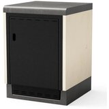 Tuozi Kitaway Modul - delovni pult z vrati s spodnjo blendo 61 siva | Shoptok.si