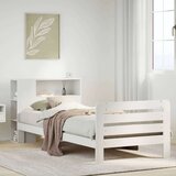  Okvir kreveta bez madraca bijeli 75 x 190 cm masivna borovina | shoptok.hr