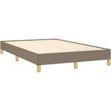  s oprugama i madracem smeđesivi 120 x 190 cm od tkanine | shoptok.hr