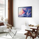  Plakat Clouds Like Painted: Artistic Dawn Brushes Painting the Sky 60x40 Crni okvir | shoptok.hr