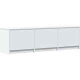 TV ormarić s LED rasvjetom s ladicama Bijeli 140 x 34 x 40 cm | shoptok.hr