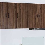 VidaXL Zidni kuhinjski ormarić s policom Smeđi hrast 40 x 31 x 80 cm VidaXL Zidni kuhinjski ormarić s policom Smeđi hrast 40 x 31 x 80 cm Slike