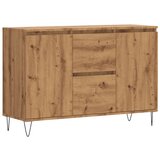 Maison Chic Komoda - Predalnik artisan hrast 104x35x70 cm inženirski les, (21720111) | Shoptok.si