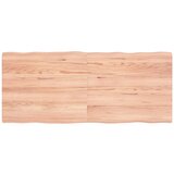 vidaXL Mizna plošča sv. rjava 140x60x4 cm obdelana trdna hrastovina Cene