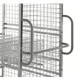 Kongamek Navpični ročaj, višina ročaja 420 mm, DE 2 kosa, sive barve | Shoptok.si