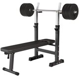 GORILA SPORTS Podesiva benč klupa sa stalkom i setom tegova (38 kg) | Eponuda.com