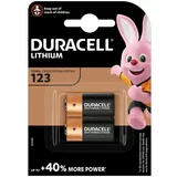 Duracell Baterija Lithium CR123, 2 kosa