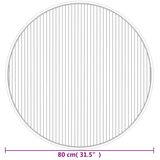  Okrugli tepih crni 80 cm bambus | shoptok.hr