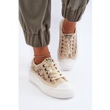 Kesi Women's lace sneakers Lee Cooper beige Cijene