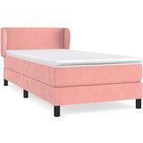 Maison Chic Box spring postelja - Vzmetna postelja z vzmetnico roza 90x200 cm žamet SL7768, (21886299) Cene