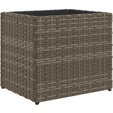  Vrtna sadilica siva 36 x 30 x 32 cm od poliratana | shoptok.hr