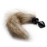 Ouch! Fox Tail Buttplug Black Cene