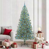 vidaXL Umjetno božično drevo s snežno obloženimi vejicami in LED lučko | Shoptok.si