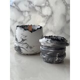 Aberto Design Set Mirisnih sveća 43ST, Sivo-beli Cene