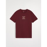 Sinsay Pamučna majica s natpisom | shoptok.hr