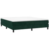 Krevet s oprugama i madracem tamnozeleni 180x200 cm baršunasti | shoptok.hr