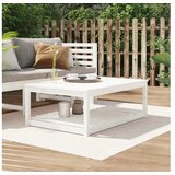  vrtni stol bijeli 121x82 5x45 cm od masivne borovine | shoptok.hr