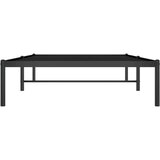 vidaXL Kovinski posteljni okvir črn 100x190 cm | Shoptok.si