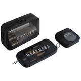 INF Komplet 3 potovalnih torbic za toaletne potrebščine Black, (21778757) | Shoptok.si