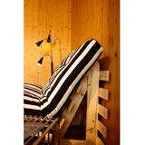 Karup Črno-bel raztegljiv futonski/lesen fotelj Roots – | Shoptok.si