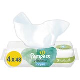 Pampers Harmonie Aqua vlažni čistilni robčki za otroke 4x48 kos | Shoptok.si