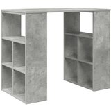  Stol s policom Betonski sivi 90 x 50 x 75 cm Konstruirano drvo | Eponuda.ba