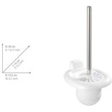 Wenko Bijela plastična zidna WC četka Pure – | shoptok.hr