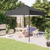 vidaXL Zložljiv vrtni šotor antraciten 2x2 m | Shoptok.si