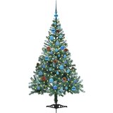 vidaXL Umestno božično drevo med 150 LED Zelena 150 cm PVC in Jeklo | Shoptok.si