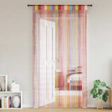 vidaXL Zavese iz nitk 2 kosa 100x250 cm večbarvne barve | Shoptok.si