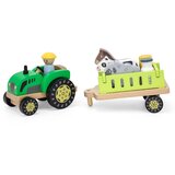 Viga Drveni traktor Viga farma za životinje | shoptok.hr