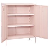 Furnova Omara za shranjevanje roza 80x35x101,5 cm jeklo, (21954135) | Shoptok.si