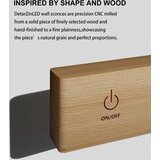 DETARZINLED brezžična lesena stenska LED svetilka z baterijo | Shoptok.si