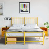 vidaXL Noćni ormarići 2 kom boja senfa 34 5 x 39 x 44 cm čelični | shoptok.hr