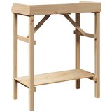  Stol za presađivanje s policom Prirodna 75 x 40 x 90 cm | shoptok.hr