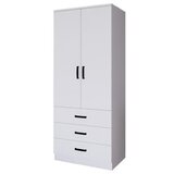 Hanah home easy 1600-58 matte white wardrobe | ePonuda.com