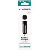  Auto punjač VIVANCO 62248, 2x USB 2,4A, max. 3.4A/17W, crni | shoptok.hr