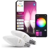  Komplet 2x LED RGBW prigušiva sijalica Philips Hue WACA B39 E14/3,7W/230V 1000-20000K | Eponuda.com