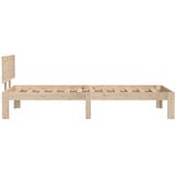  Okvir za krevet od masivnog drva 75 x 190 cm 2FT6 jednokrevetni | shoptok.hr